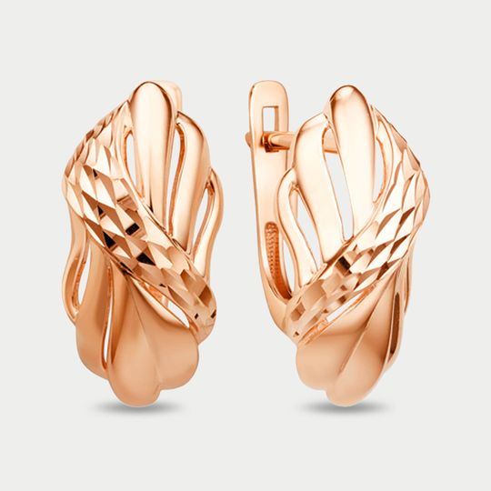 Серьги золотые