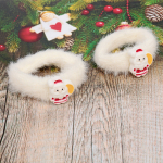 Резинки для волос детские 2шт «КАРОЛИНА - Дед Мороз», цвет как на фото, 4.5*5см