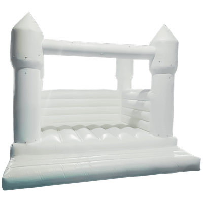 Белоснежный надувной батут - фотозона и реквизит для свадебных торжеств и праздников, 4*3*2,75 м