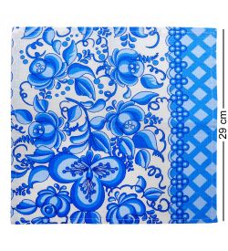 ТК-247 Набор 7 пр. «Скатерть, салфетки» (синий)