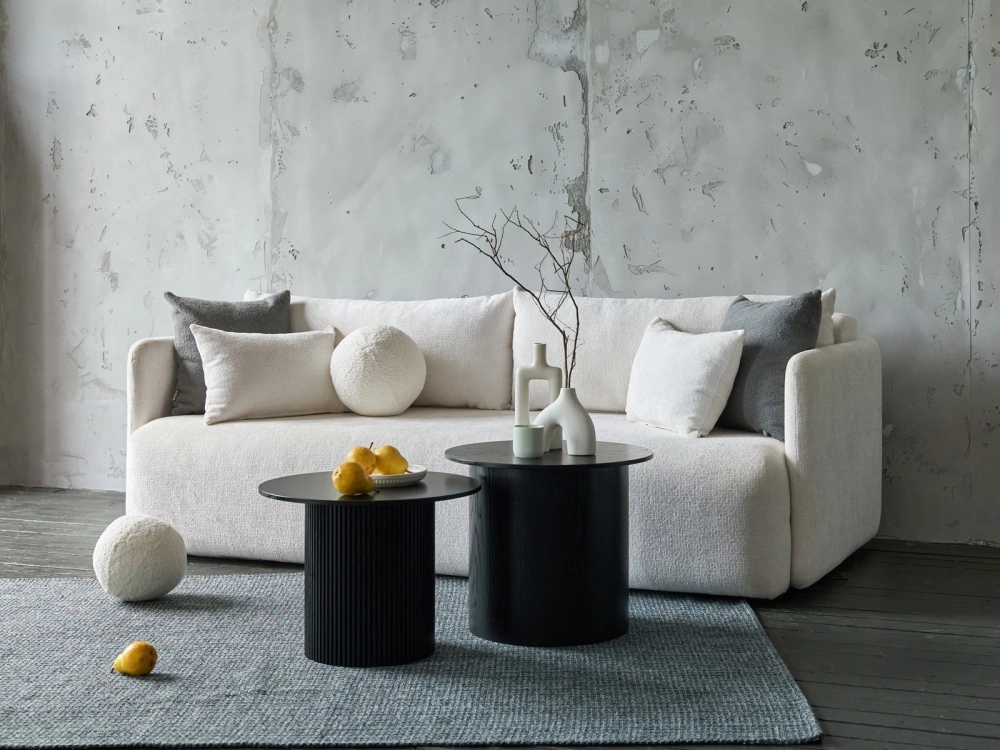 Стол журнальный Mono Stripe D80/D38/H42