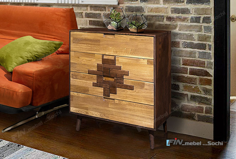 арт. 5045 ДУБ Комод "Irving Design" 1 ШхВхГ: 800х845х450