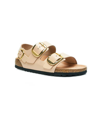 Босоножки кожаные lena Birkenstock - бежевый(1026484)