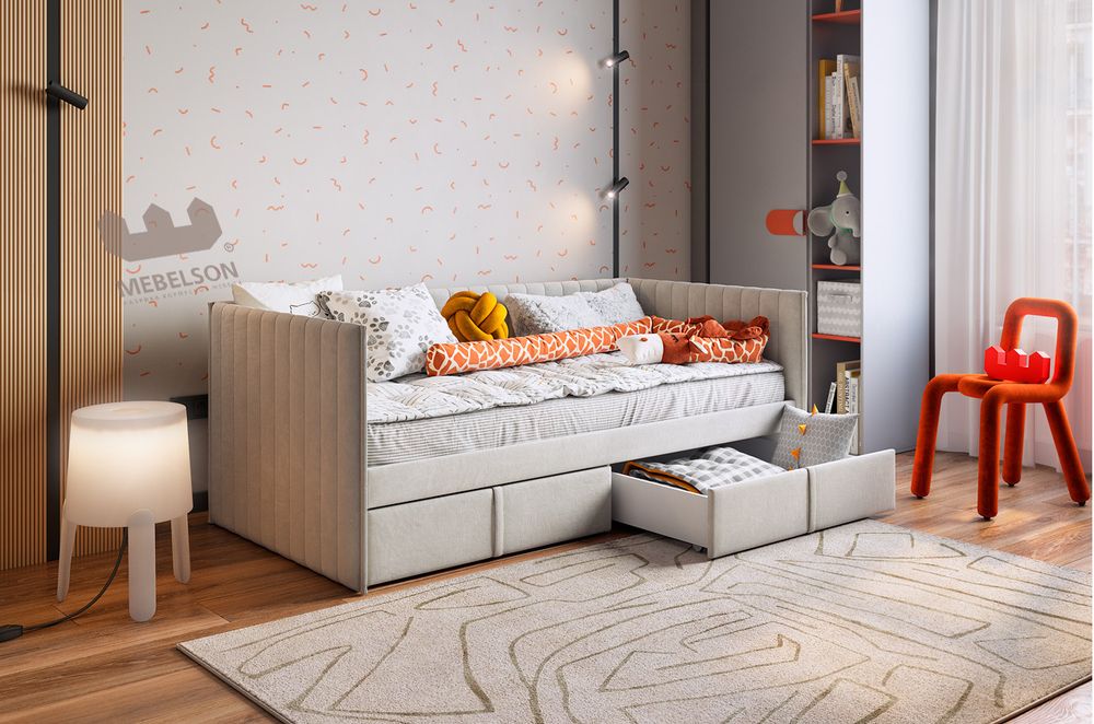 Кровать софа с ящиком Твикс 900*2000 (велюр) МФ Мебельсон, г. Ижевск