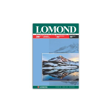 0102020 Lomond Бумага IJ А4 (глянц) 200г/м2 (50 л)