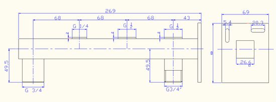 Группа безопасности расширительного бака Valtec VT.495.0.0 (3/4", до 50 л, 10 бар, до 44 кВт)
