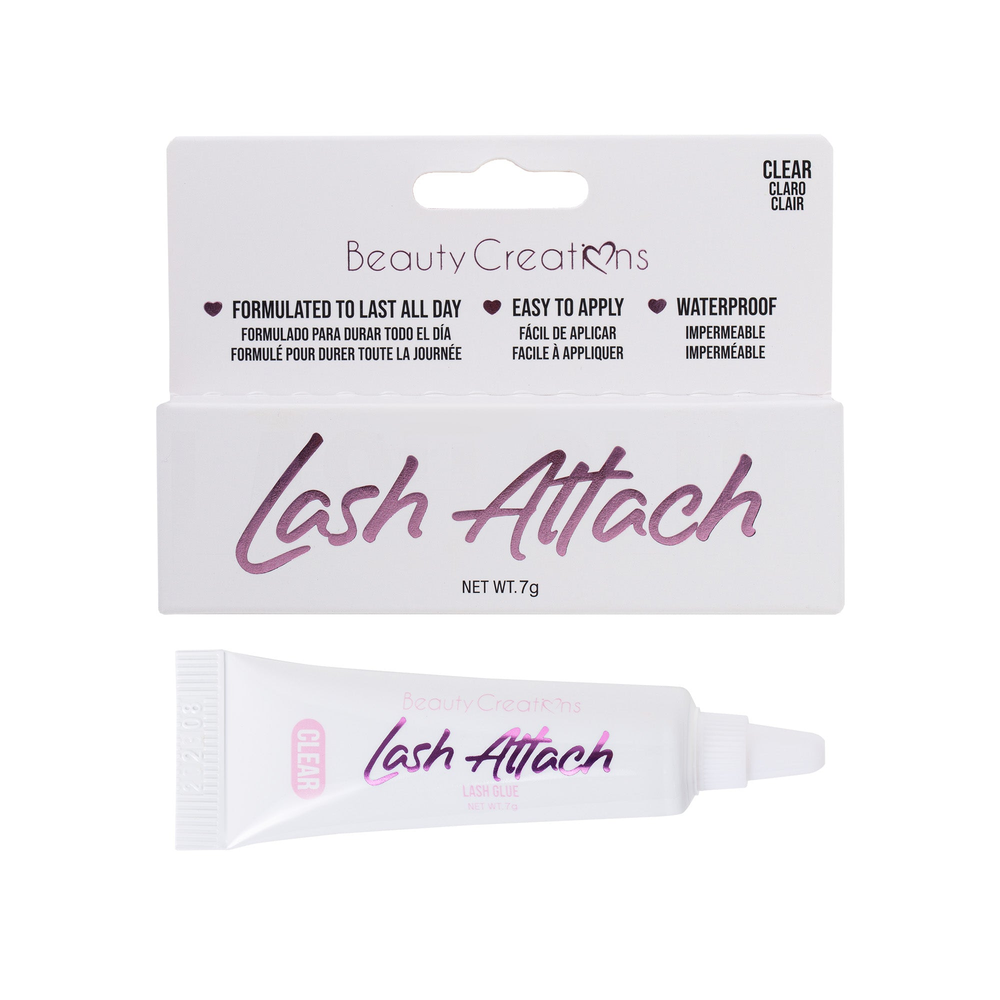 Beauty Creations Lash Attach Black Клей для ресниц прозрачный 7 г