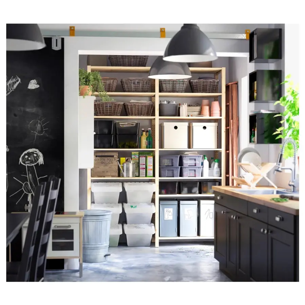 Стеллаж - IKEA IVAR, 174х50х226 см, сосна, ИВАР ИКЕА