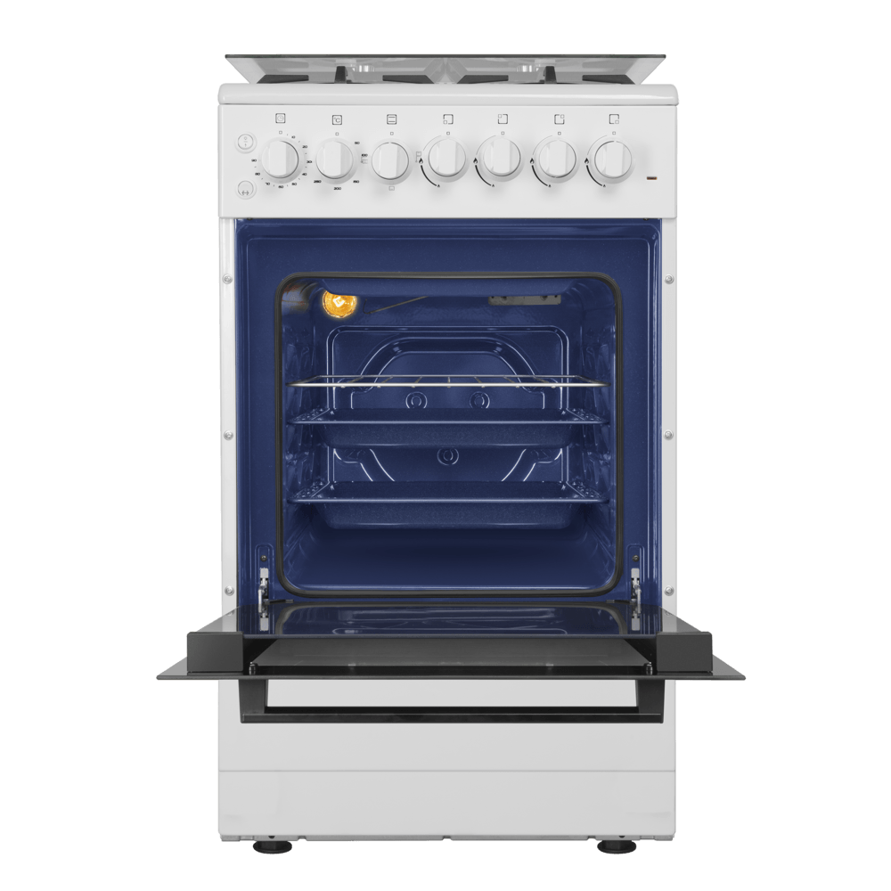 Газовая плита с электрической духовкой MAUNFELD MGC50ECW02