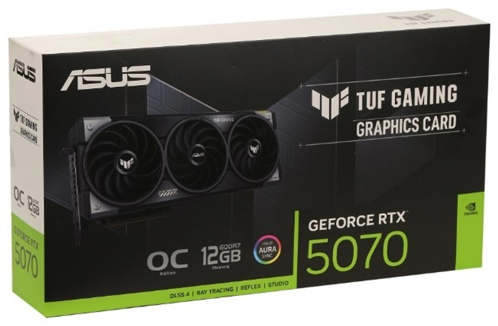 Видеокарта ASUS RTX 5070 TUF Gaming OC Edition TUF-RTX5070-O12G-GAMING 12 Гб