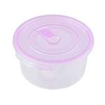 Контейнер для СВЧ 0,4л круглый с клапаном СМАЙЛ