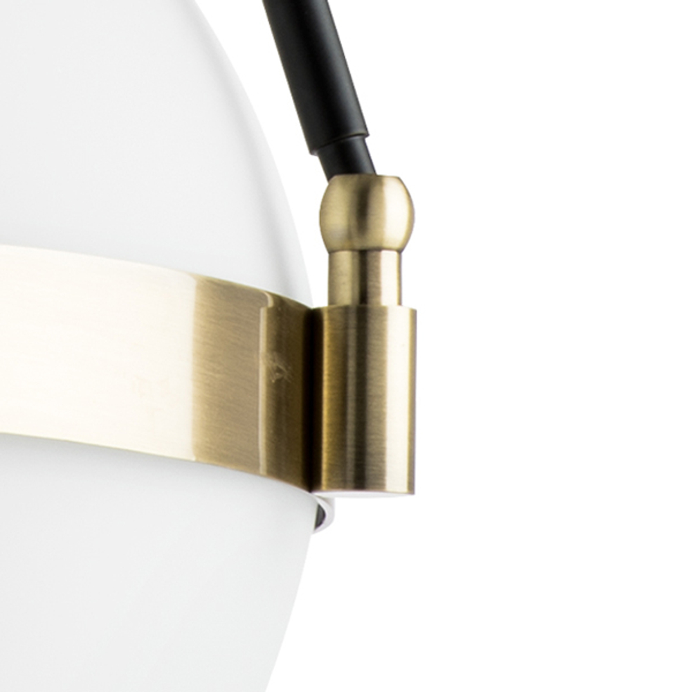 816037 Люстра MODENA 3х40W E27 ЛАТУНЬ/ЧЕРНЫЙ/БЕЛЫЙ