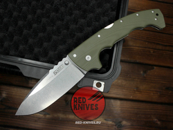 Нож Cold Steel 5 Max - руокять зеленый G10, светлый клинок