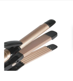 Плойка для волос 3 в 1 DELTA LUX DL-0632 черные с золотым