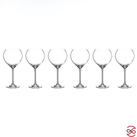 Набор бокалов для вина Crystalite Bohemia Carduelis/Cecilia 640 мл (6 шт)