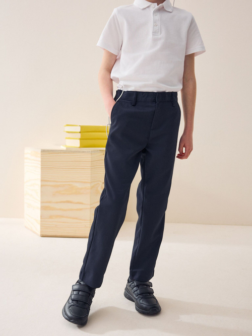 Брюки школьные для мальчика Next 187-766, Темно-синий