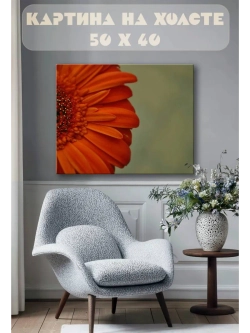 Картина на стену 40 X 50 Гербера цветок