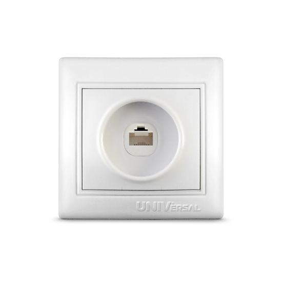 Розетка UNIVersal Валери компьютерная с/п бел.
