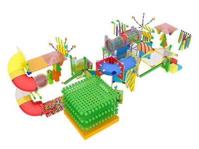 Лабиринт "Тропики" 75,64 м² (12,4*6,1*4,1 м)