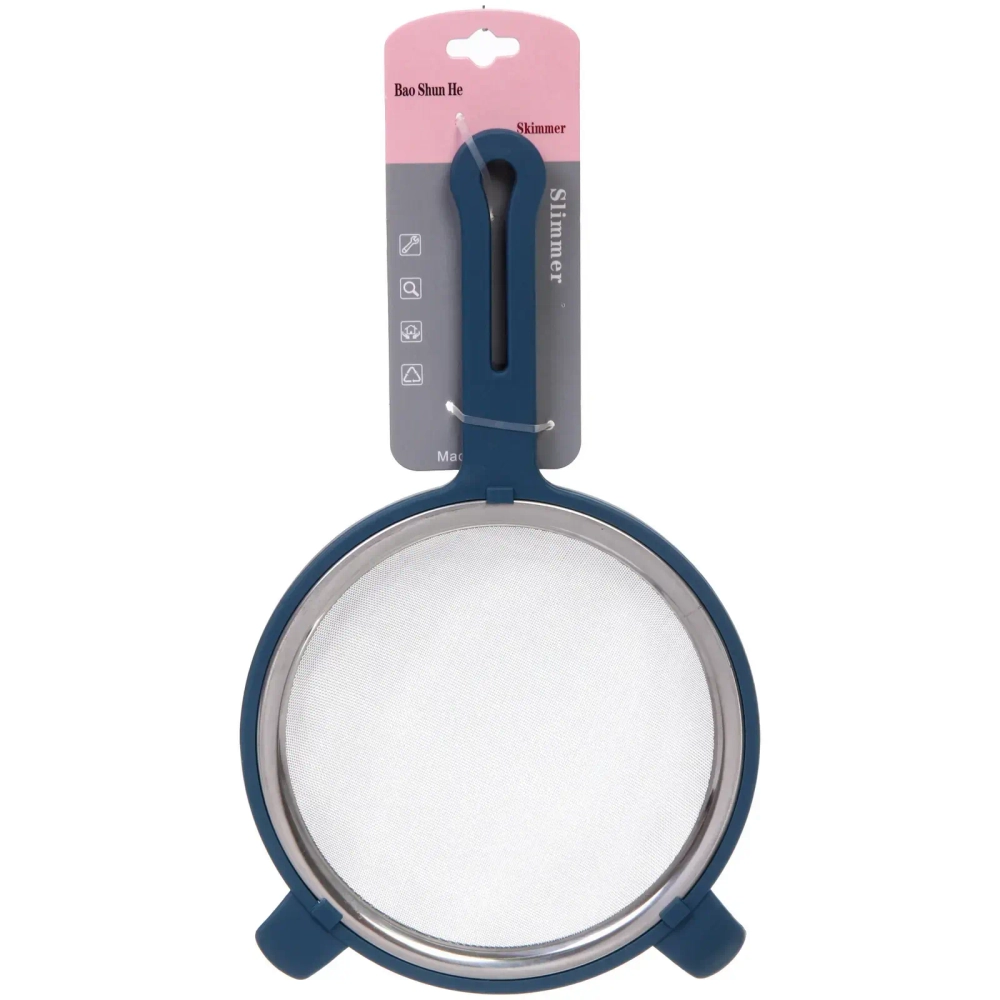 Сито металлическое в пластиковой оправе 16*25см