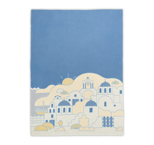 Полотенце пляжное 140х190см Leitner Leinen Santorin
