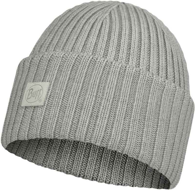 Вязаная шерстяная шапка Buff Hat Wool Knitted Ervin Light Grey Фото 1