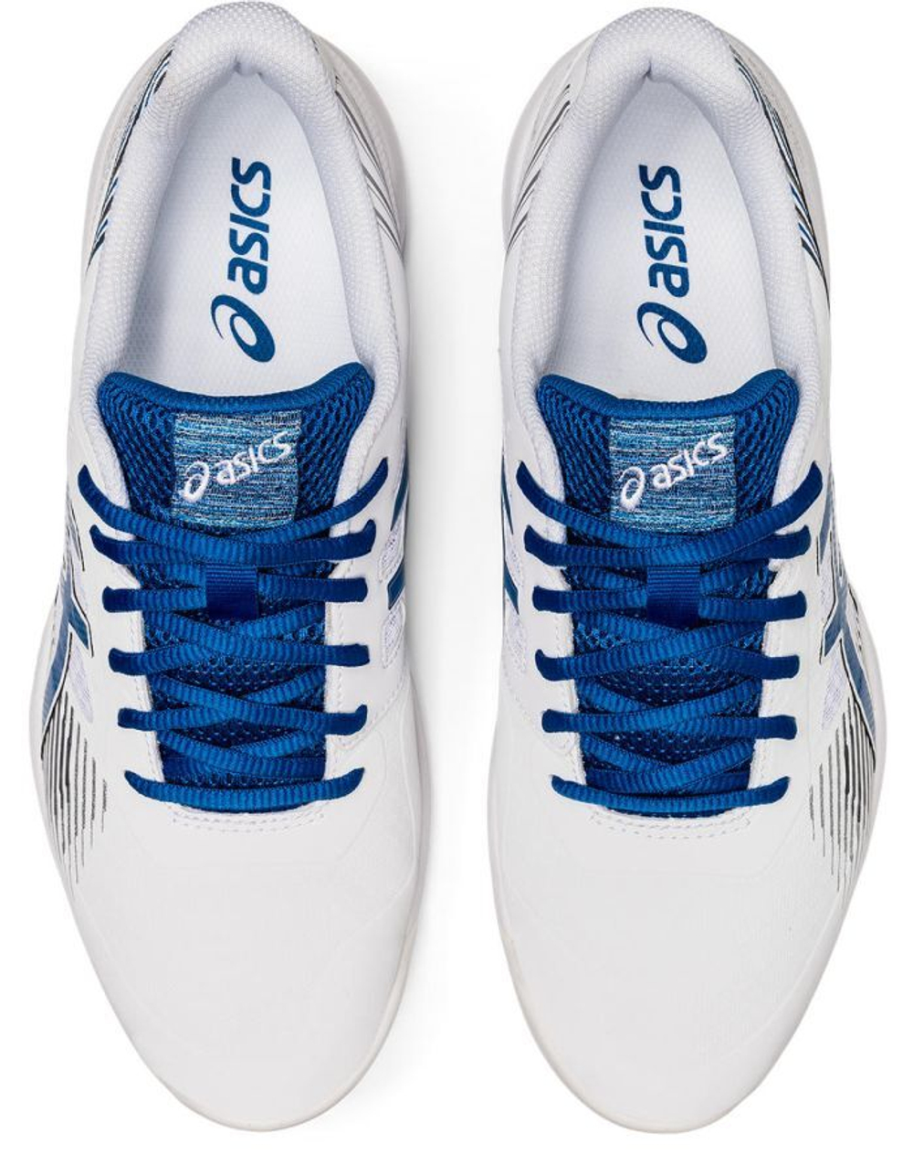 Мужские кроссовки теннисные Asics Gel-Game 8 - белый, небесный