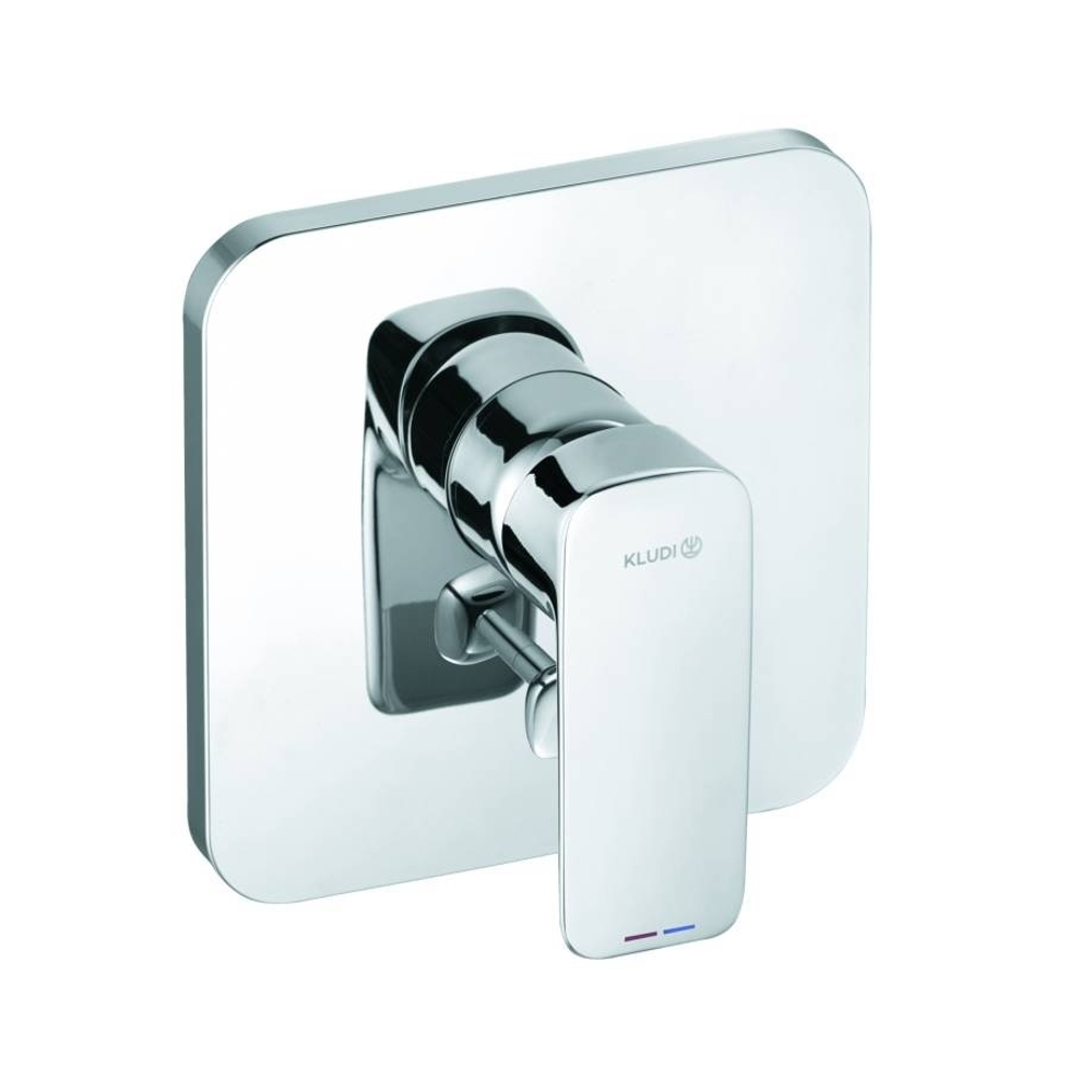 Встраиваемый смеситель для ванны и душа Kludi Pure&Style внешняя монтажная часть, хром (406500575)