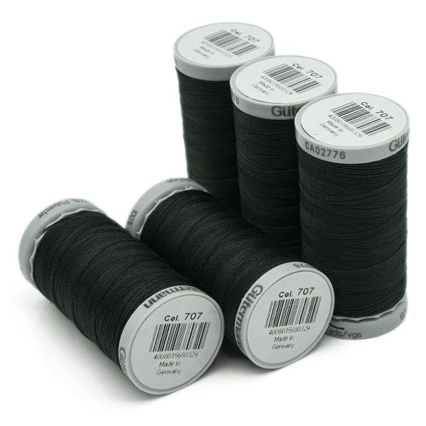 Нитки суперкрепкие Gutermann Extra Strong M782 №40 (100 метров), 5 кат. | 707 т.зеленый