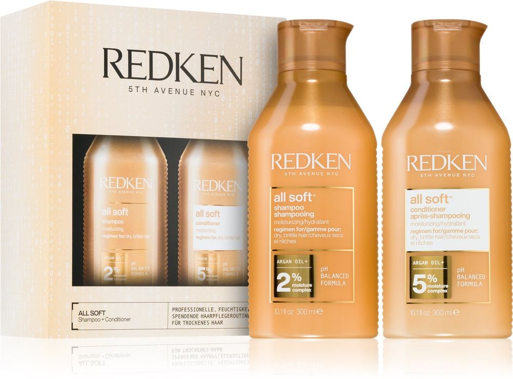 Redken nourishing conditioner for dry and brittle hair 300 мл + Nourishing conditioner for dry and brittle hair 300 мл All Soft