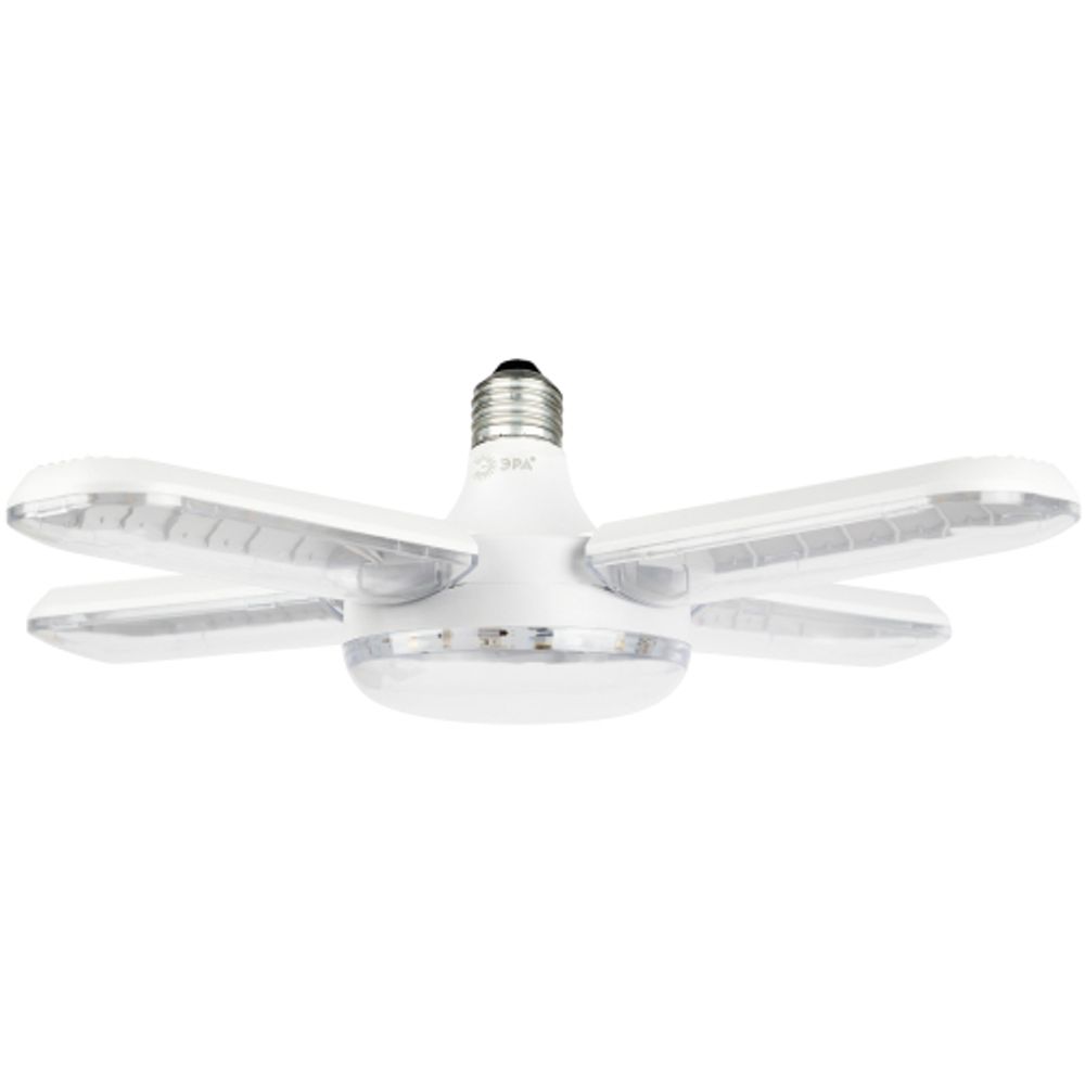 Фитолампа для растений светодиодная ЭРА GREEN LINE ФИТО-65W-PFR-E27-GR 5-ти лепестковая полного спектра 65 Вт Е27 | Фитолампы Е27