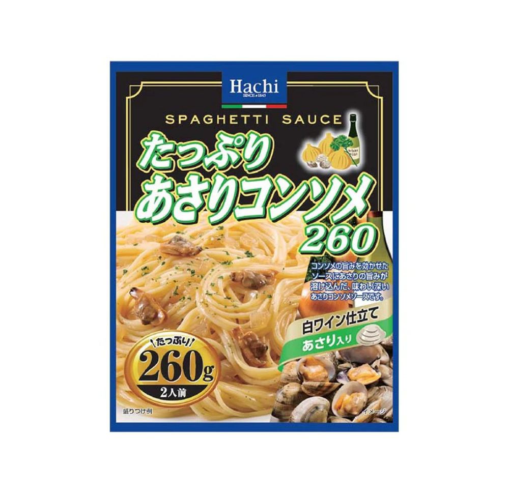 Соус для спагетти Консоме и моллюски Hachi, 260 гр.