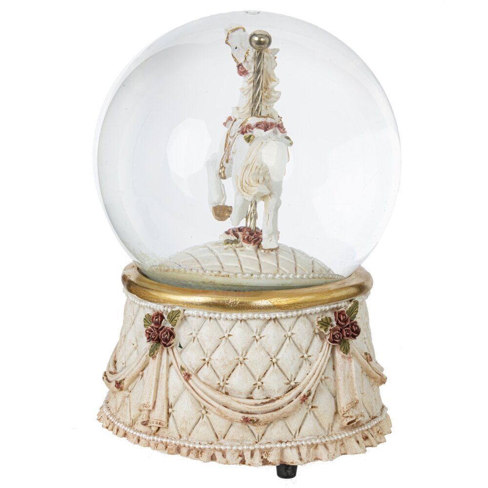 GAEM Фигурка декоративная в стекл шаре "Карусель" (ключ, муз,движ), D 10 см, L10 W10 H14 см