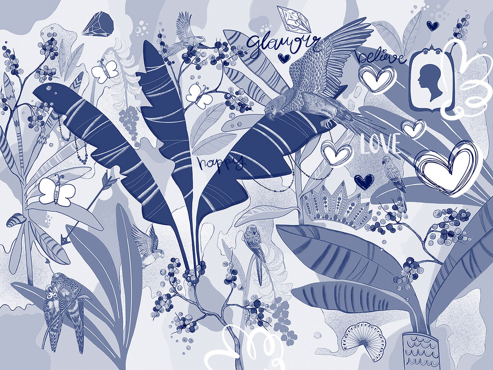 Дизайнерские обои Wall Street La-La-Land