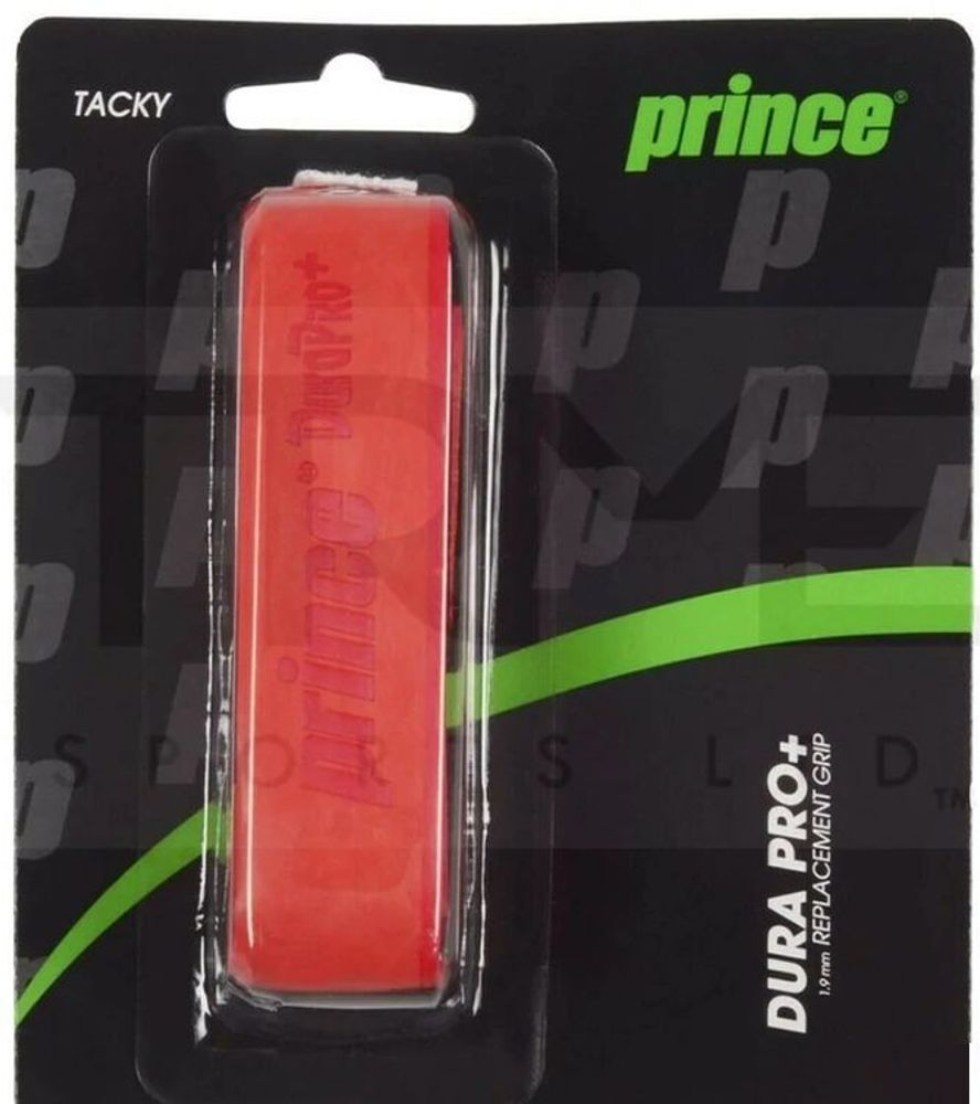 Теннисные намотки базовые Prince Dura Pro+ 1P - red