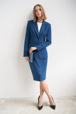 4787 Юбка женская (морская волна)