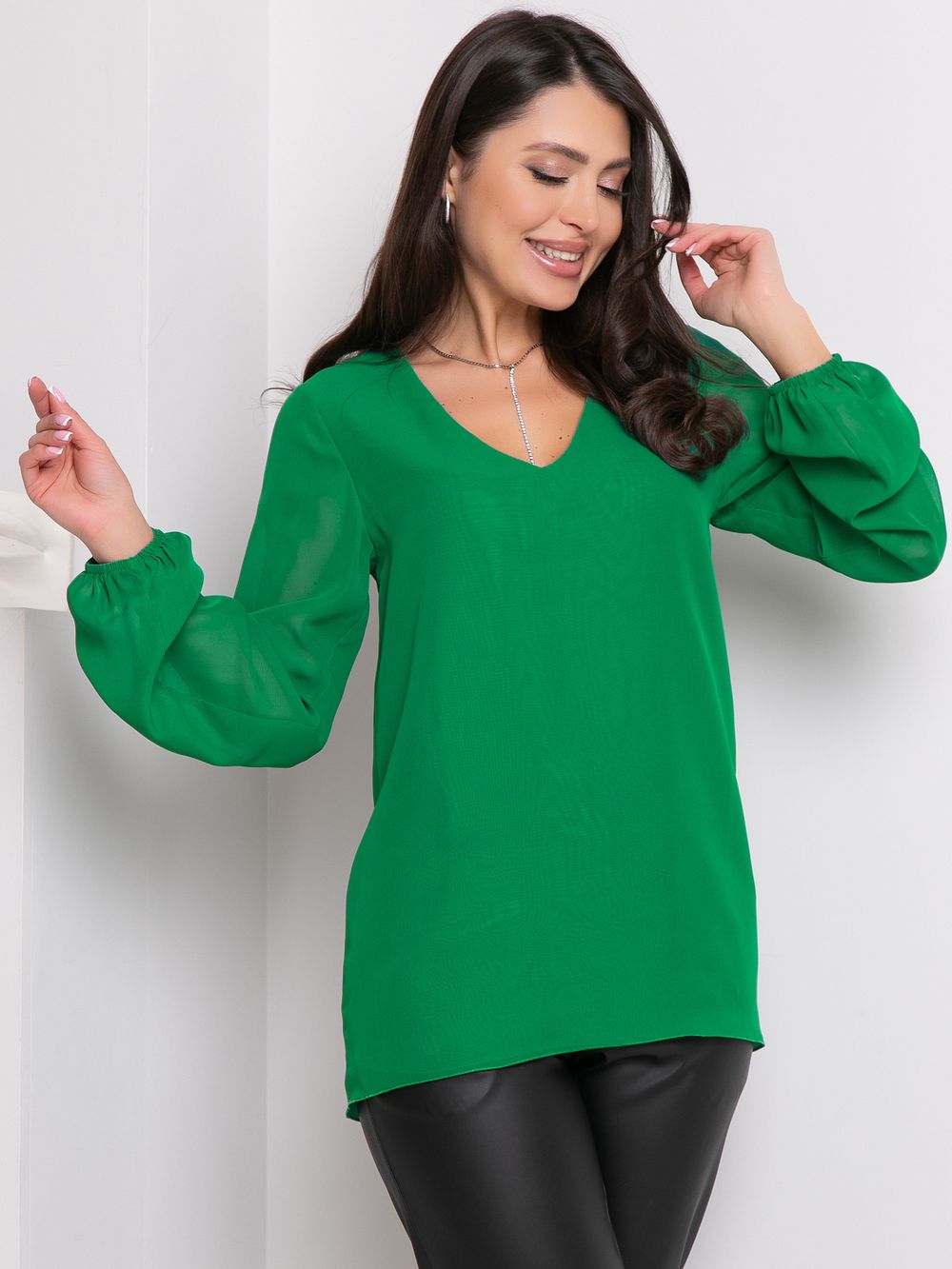 Блуза Феличита (верде) Diolche