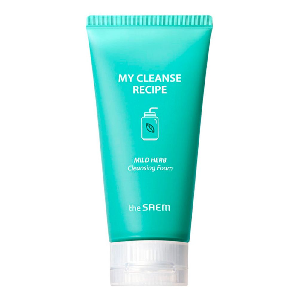 The Saem My Cleanse Recipe Cleansing Foam Mild Herb травяная пенка для умывания