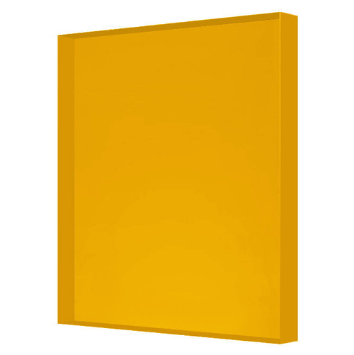 Поликарбонат монолитный Borrex Optima оранжевый 3050х2050х10 мм