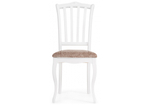 Стул деревянный Woodville Виньетта белый, лайн белый люкс, ножки белые