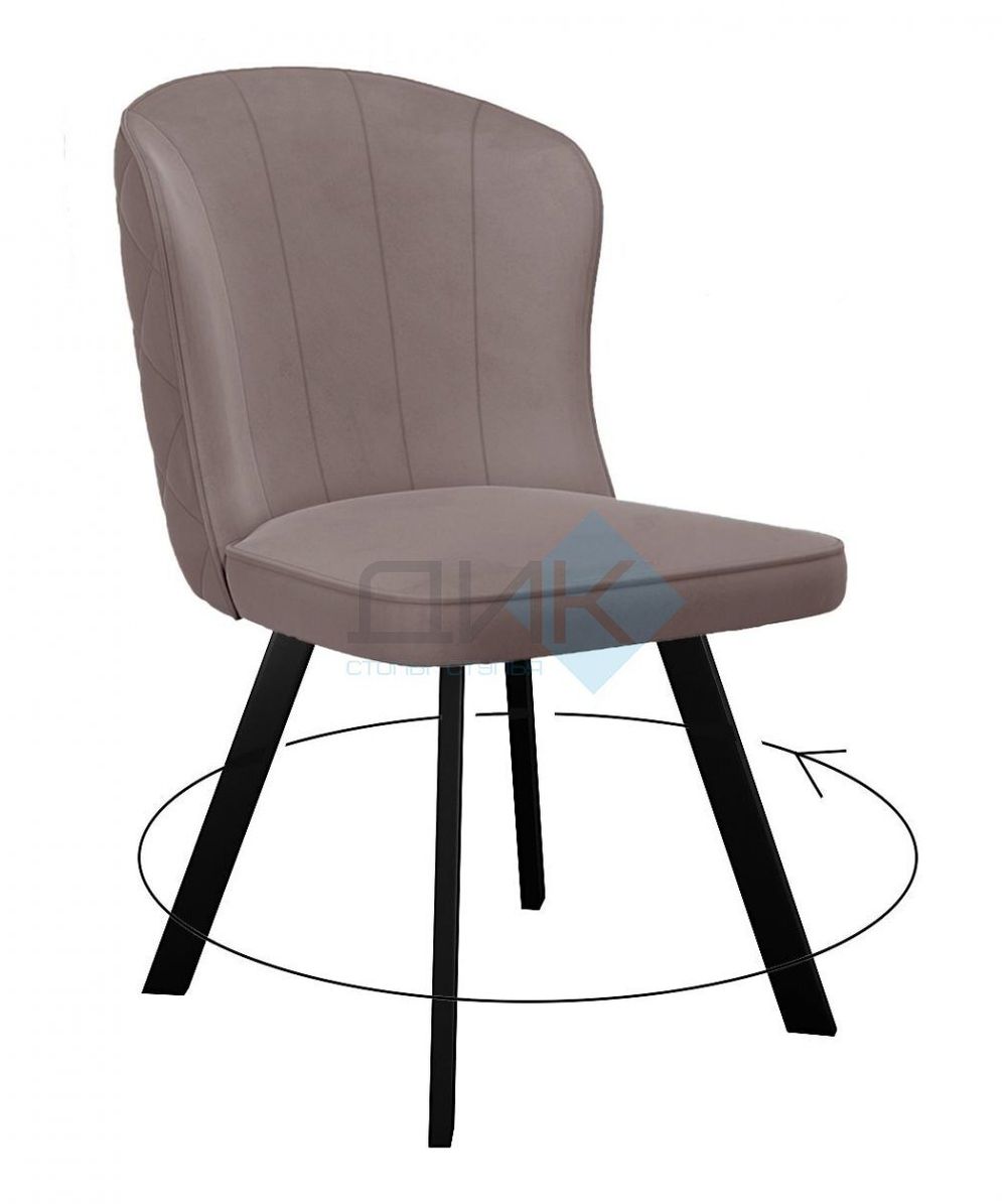 Стул DikLine 219 поворотный опоры чёрные