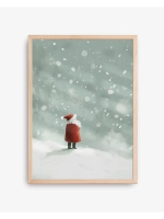 Новогодний декор 50х70 см постер интерьерный