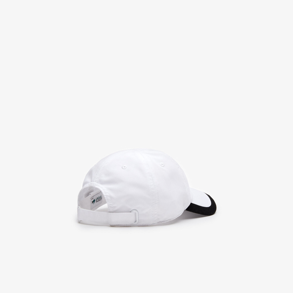 Теннисная кепка Lacoste Sport Contrast Border Lightweight Cap - белый