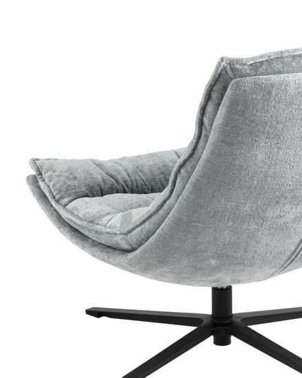 Кресло лаунж Lazy серый