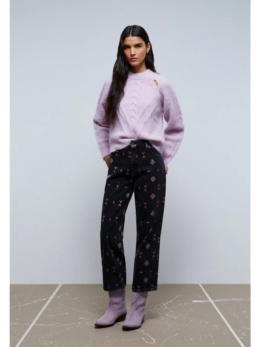 Джемпер из альпаки