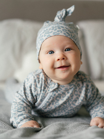 Комбинезон Mjölk Sleep and Play Blue Leopard