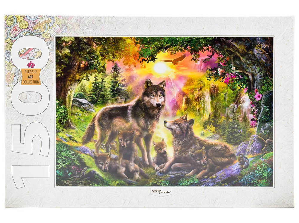 Пазл 1500эл. "Волки" (Степ пазл)