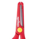 Ножницы ЮНЛАНДИЯ "КОМФОРТ", 140 мм, с усилителем, пластиковые накладки, европодвес, ассорти, 236981