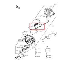 11013-0760. ELEMENT-AIR FILTER. Kawasaki Z900 (2017-2021)