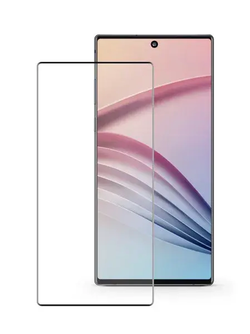 Защитное стекло (Full Glue) Tempered Glass Nano Optics Curved для Samsung Galaxy Note 10+ (SM-N975F) (прозрачное антибликовое)